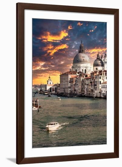 Venetian Sunlight - Basilica Santa Maria-Philippe HUGONNARD-Framed Premium Photographic Print