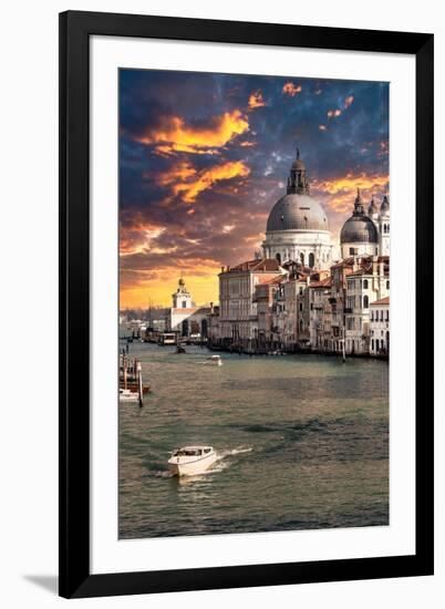 Venetian Sunlight - Basilica Santa Maria-Philippe HUGONNARD-Framed Premium Photographic Print