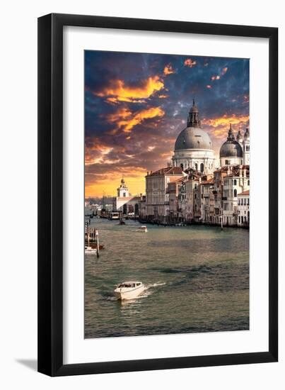 Venetian Sunlight - Basilica Santa Maria-Philippe HUGONNARD-Framed Premium Photographic Print