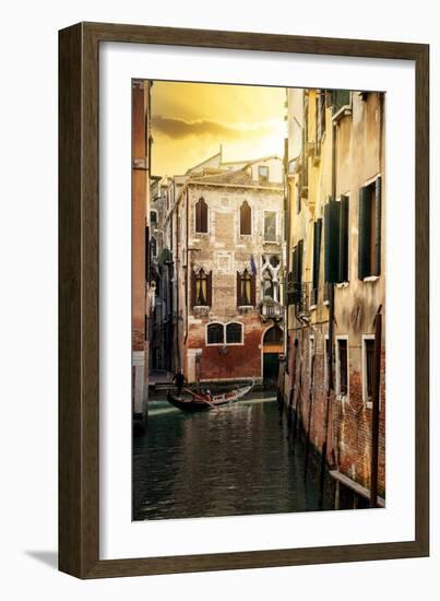 Venetian Sunlight - Between Light and Shadow-Philippe HUGONNARD-Framed Photographic Print