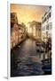 Venetian Sunlight - Between the buildings of Venice-Philippe HUGONNARD-Framed Photographic Print