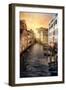 Venetian Sunlight - Between the buildings of Venice-Philippe HUGONNARD-Framed Photographic Print