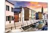Venetian Sunlight - Burano Island-Philippe HUGONNARD-Mounted Photographic Print