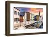 Venetian Sunlight - Burano Island-Philippe HUGONNARD-Framed Photographic Print