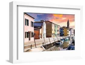 Venetian Sunlight - Burano Island-Philippe HUGONNARD-Framed Photographic Print