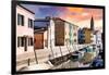 Venetian Sunlight - Burano Island-Philippe HUGONNARD-Framed Photographic Print