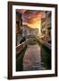 Venetian Sunlight - Canal Golden Hour-Philippe HUGONNARD-Framed Photographic Print