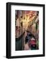 Venetian Sunlight - End of day Gondola ride-Philippe HUGONNARD-Framed Photographic Print