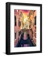 Venetian Sunlight - End of the Day Magenta-Philippe HUGONNARD-Framed Photographic Print