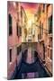 Venetian Sunlight - End of the Day Magenta-Philippe HUGONNARD-Mounted Photographic Print