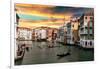 Venetian Sunlight - End of the Day on the Grand Canal-Philippe HUGONNARD-Framed Photographic Print