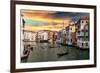 Venetian Sunlight - End of the Day on the Grand Canal-Philippe HUGONNARD-Framed Photographic Print