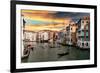 Venetian Sunlight - End of the Day on the Grand Canal-Philippe HUGONNARD-Framed Photographic Print