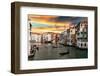 Venetian Sunlight - End of the Day on the Grand Canal-Philippe HUGONNARD-Framed Premium Photographic Print