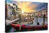 Venetian Sunlight - End of the Day-Philippe HUGONNARD-Stretched Canvas