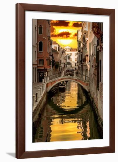 Venetian Sunlight - Golden Sun-Philippe HUGONNARD-Framed Photographic Print