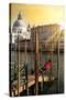 Venetian Sunlight - Gondola Pier-Philippe HUGONNARD-Stretched Canvas