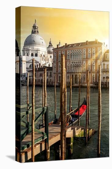Venetian Sunlight - Gondola Pier-Philippe HUGONNARD-Stretched Canvas