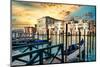 Venetian Sunlight - Gondola Piers-Philippe HUGONNARD-Mounted Premium Photographic Print