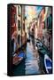 Venetian Sunlight - Iconic Venice Canal-Philippe HUGONNARD-Framed Stretched Canvas