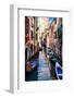 Venetian Sunlight - Iconic Venice Canal-Philippe HUGONNARD-Framed Photographic Print