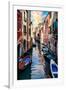 Venetian Sunlight - Iconic Venice Canal-Philippe HUGONNARD-Framed Photographic Print