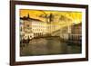 Venetian Sunlight - Last rays of Sunshine on the Rialto Bridge-Philippe HUGONNARD-Framed Photographic Print