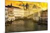 Venetian Sunlight - Last rays of Sunshine on the Rialto Bridge-Philippe HUGONNARD-Mounted Photographic Print