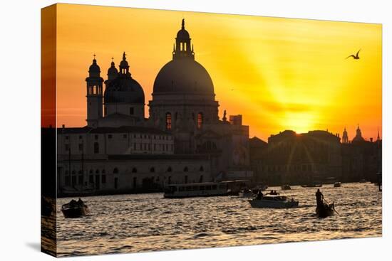 Venetian Sunlight - Last Rays of Sunshine-Philippe HUGONNARD-Stretched Canvas