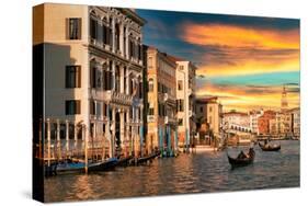 Venetian Sunlight - Last Rays-Philippe HUGONNARD-Stretched Canvas