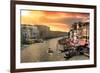 Venetian Sunlight - Late afternoon on the Grand Canal-Philippe HUGONNARD-Framed Photographic Print