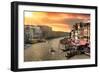 Venetian Sunlight - Late afternoon on the Grand Canal-Philippe HUGONNARD-Framed Photographic Print