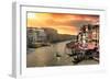 Venetian Sunlight - Late afternoon on the Grand Canal-Philippe HUGONNARD-Framed Photographic Print