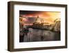 Venetian Sunlight - Magic end of day in Venice-Philippe HUGONNARD-Framed Photographic Print