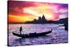 Venetian Sunlight - Majestic Indigo Sunset-Philippe HUGONNARD-Stretched Canvas