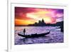 Venetian Sunlight - Majestic Indigo Sunset-Philippe HUGONNARD-Framed Photographic Print