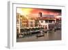 Venetian Sunlight - Market Sunrise-Philippe HUGONNARD-Framed Photographic Print