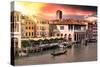 Venetian Sunlight - Market Sunrise-Philippe HUGONNARD-Stretched Canvas