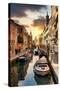 Venetian Sunlight - Motoscafi-Philippe HUGONNARD-Stretched Canvas