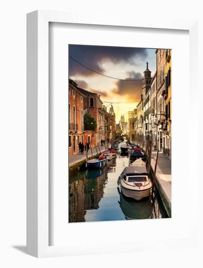 Venetian Sunlight - Motoscafi-Philippe HUGONNARD-Framed Photographic Print