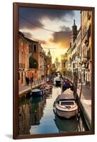 Venetian Sunlight - Motoscafi-Philippe HUGONNARD-Framed Photographic Print