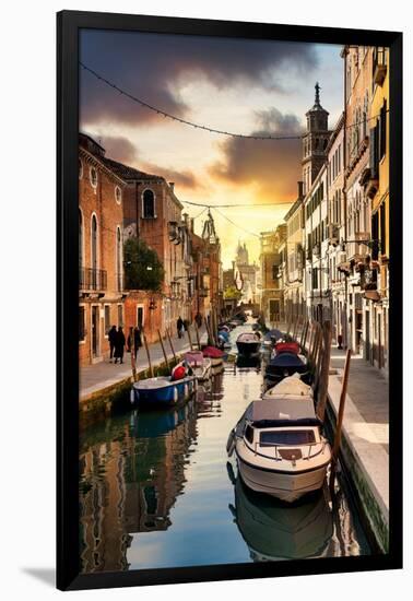 Venetian Sunlight - Motoscafi-Philippe HUGONNARD-Framed Photographic Print