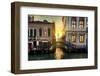 Venetian Sunlight - Palazzo Sunset Bridge-Philippe HUGONNARD-Framed Photographic Print