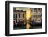 Venetian Sunlight - Palazzo Sunset Bridge-Philippe HUGONNARD-Framed Photographic Print