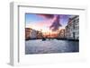 Venetian Sunlight - Pink Purple Sunset-Philippe HUGONNARD-Framed Premium Photographic Print