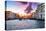 Venetian Sunlight - Pink Purple Sunset-Philippe HUGONNARD-Stretched Canvas