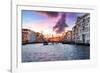 Venetian Sunlight - Pink Purple Sunset-Philippe HUGONNARD-Framed Photographic Print