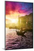 Venetian Sunlight - Pink Sunset-Philippe HUGONNARD-Mounted Photographic Print