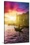 Venetian Sunlight - Pink Sunset-Philippe HUGONNARD-Stretched Canvas