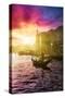 Venetian Sunlight - Pink Sunset-Philippe HUGONNARD-Stretched Canvas